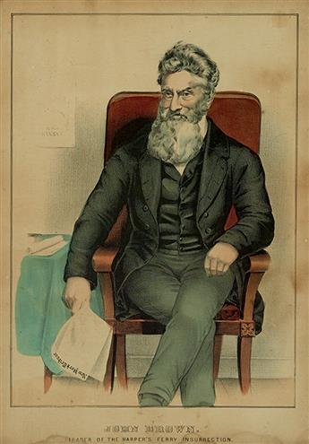 (SLAVERY AND ABOLITION.) BROWN, JOHN. John Brown, Leader of the Harpers Ferry Insurrection.